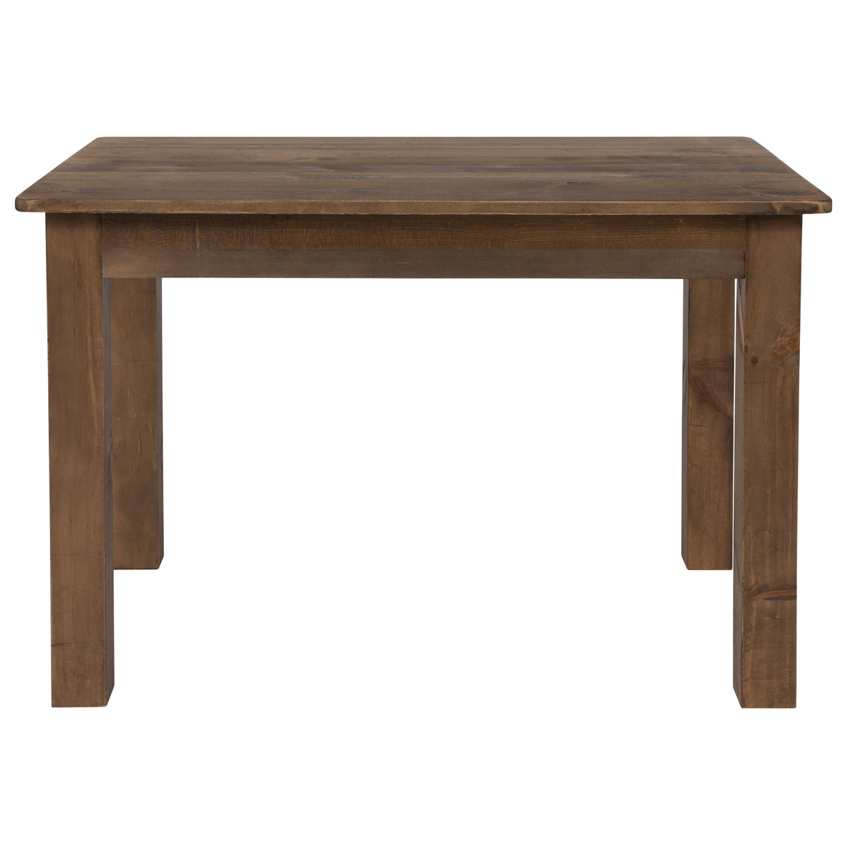 Antique Rustic |#| 46inch x 30inch Rectangular Antique Rustic Solid Pine Farm Dining Table