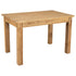 46" x 30" Rectangular Solid Pine Farm Dining Table