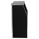 Black Marble |#| 4' White Laminate Foldable Bar - Portable Event Bar - Caterering/Bartendar Bar