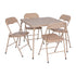 5 Piece Folding Card Table and Chair Set