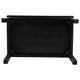 Black Wash |#| 60inch x 38inch Rectangular Black Wash Solid Pine Farm Dining Table