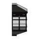 Brown |#| Decorative Wall Mount Solar Powered Lighting for Decks and Fencing in Brown