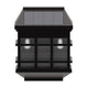 Brown |#| Decorative Wall Mount Solar Powered Lighting for Decks and Fencing in Brown