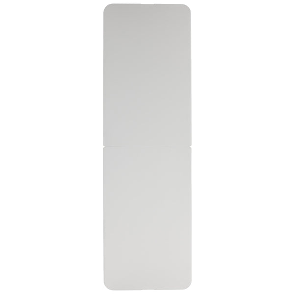 8-Foot Bi-Fold Granite White Plastic Banquet and Event Folding Table with Handle