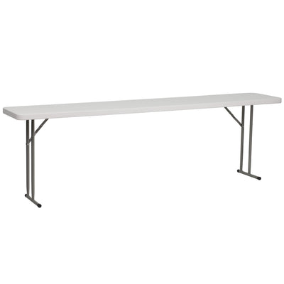 8-Foot Plastic Folding Training Table