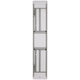 8-Foot Granite White Plastic Folding Training / Seminar Table