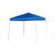 Blue |#| 8'x8' Blue Weather Resistant Easy Pop Up Slanted Leg Canopy Tent with Carry Bag