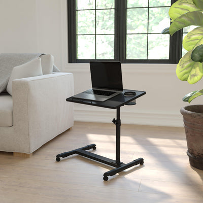 Adjustable Height Steel Mobile Computer Desk