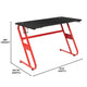 Gaming Desk & Chair Set: Lumbar Support, Arms, Cupholder, Headphone Hook