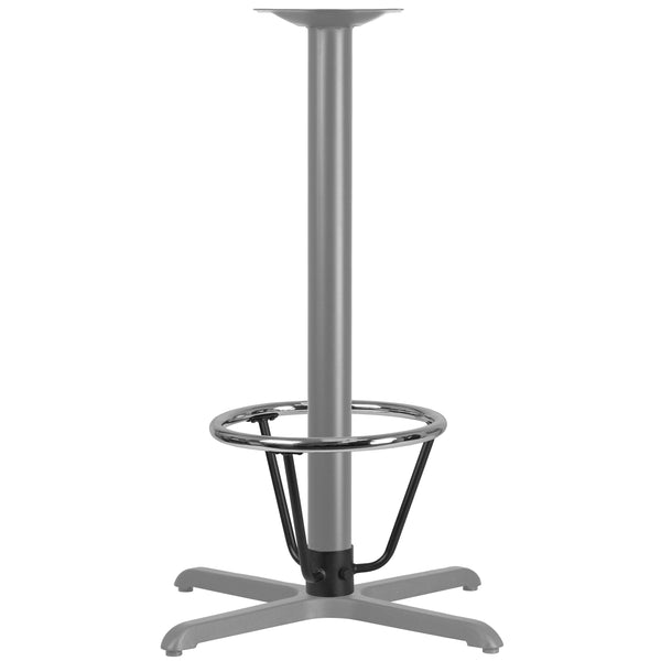 Bar Height Table Base Foot Ring with 3.25inch Column Ring - 16inch Diameter