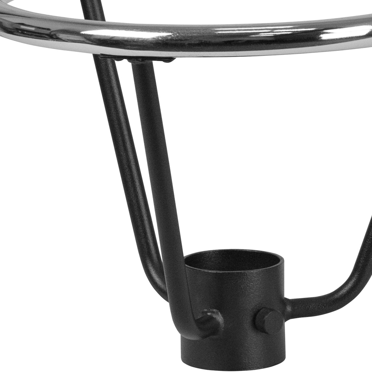 Bar Height Table Base Foot Ring with 3.25inch Column Ring - 16inch Diameter