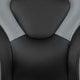 Gray |#| Ergonomic Gray and Black Computer Gaming Chair with Padded Flip-Up Arms