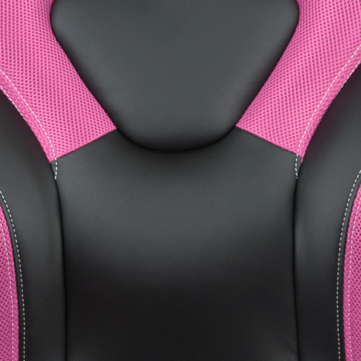 Pink |#| Ergonomic Pink and Black Computer Gaming Chair with Padded Flip-Up Arms