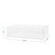 Desktop Organization Box with Half Moon Opening Pullout Drawer - Clear Plastic