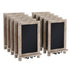 Canterbury Tabletop Magnetic Chalkboards Sign with Metal Scrolled Legs, Hanging Wall Chalkboards, Countertop Memo Board