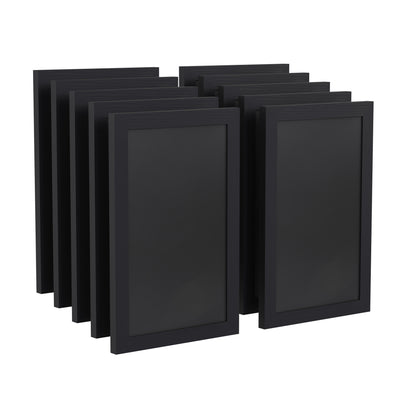 Canterbury Wall Mount Magnetic Chalkboard Sign, Hanging Wall Chalkboard Memo Board for Home, School, or Business, Set of 10 - View 1