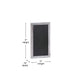 White Wash |#| Set of 10 Wall Mounted Magnetic Chalkboards in Whitewashed - 9.5inch x 14inch