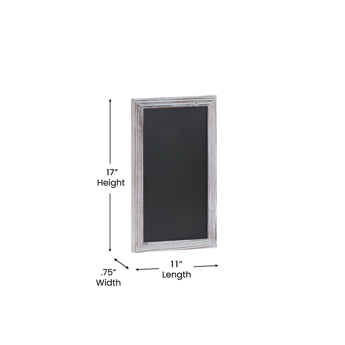 White Wash |#| Set of 10 Wall Mounted Magnetic Chalkboards in Whitewashed - 9.5inch x 14inch