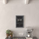 Rustic Grey |#| Set of 10 Wall Mounted Magnetic Chalkboards in Rustic Gray - 9.5inch x 14inch