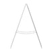 Solid White,40inchH x 20inchW |#| White Wood A-Frame Magnetic Chalkboard Set-Markers, Stencils, and Magnets