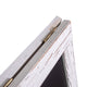 White Wash,48inchH x 24inchW |#| Whitewashed Wood A-Frame Magnetic Chalkboard Set-Markers, Stencils, and Magnets