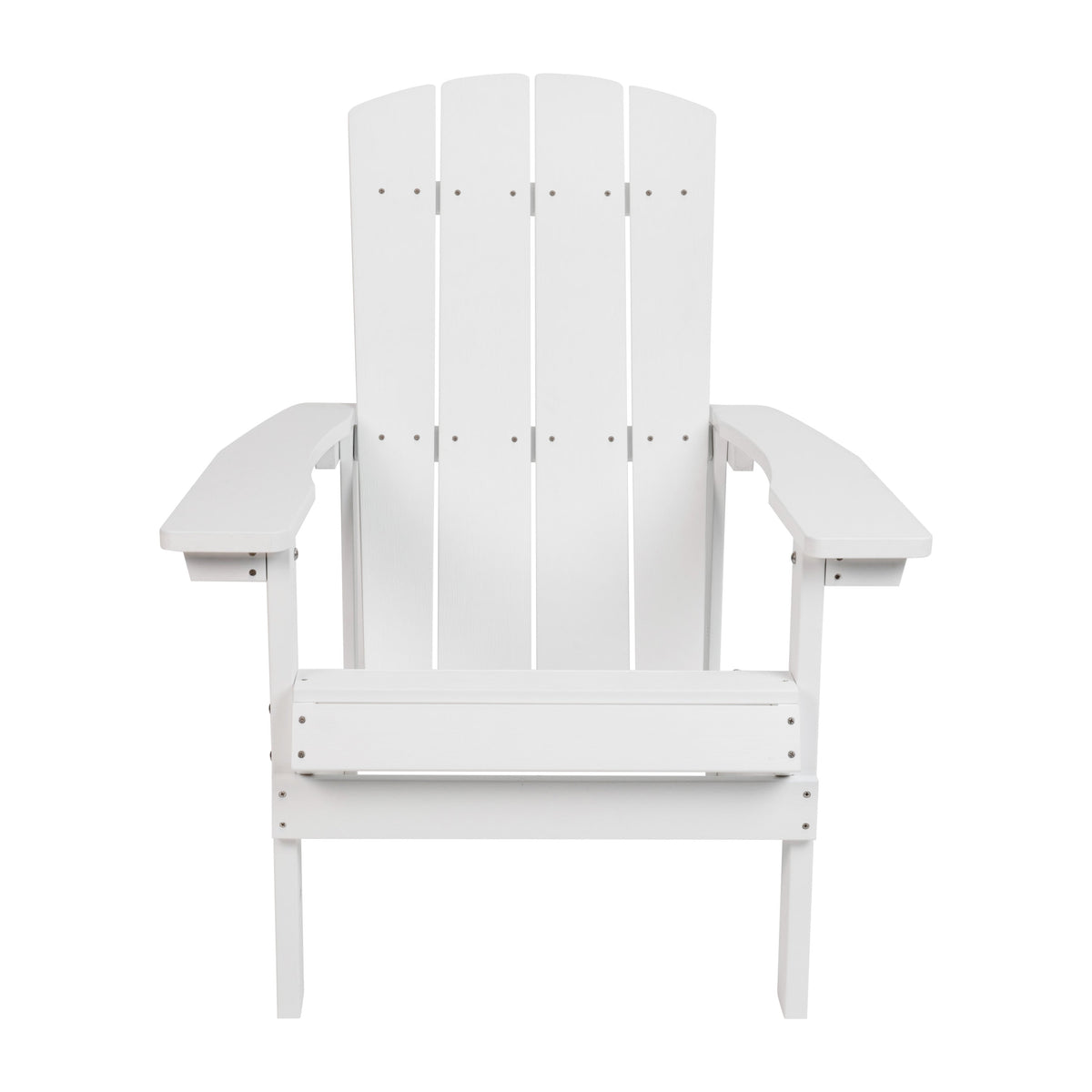 White |#| Outdoor White All-Weather Poly Resin Wood Adirondack Chair