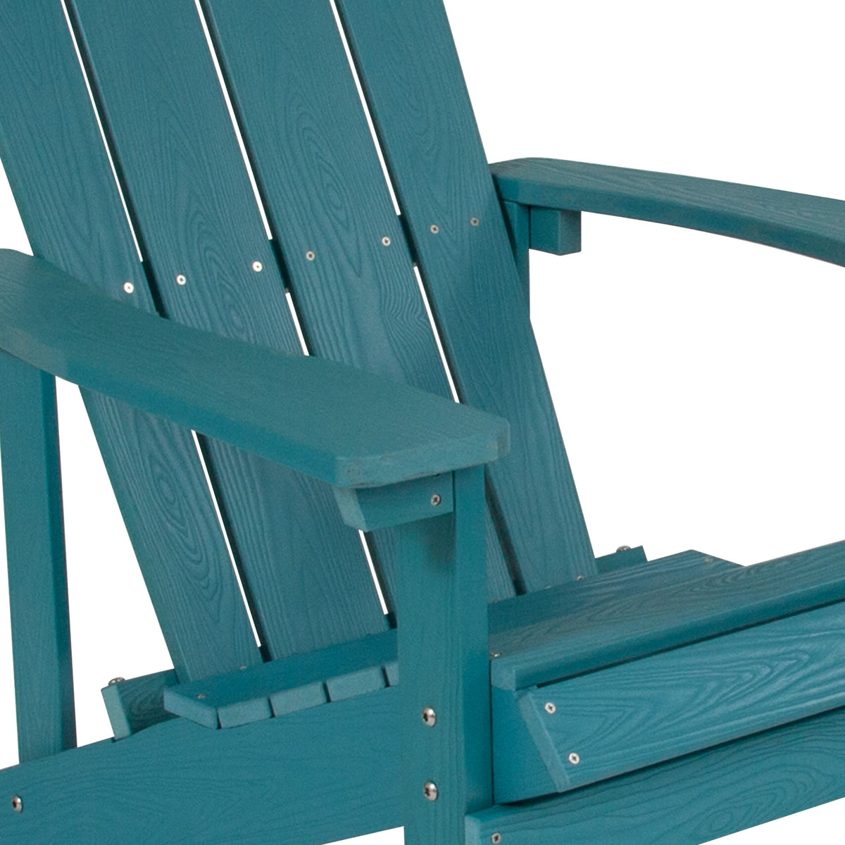 Sea Foam |#| Outdoor Sea Foam All-Weather Poly Resin Wood Adirondack Chair