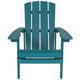 Sea Foam |#| Outdoor Sea Foam All-Weather Poly Resin Wood Adirondack Chair