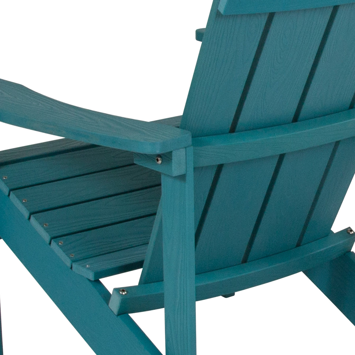 Sea Foam |#| Outdoor Sea Foam All-Weather Poly Resin Wood Adirondack Chair