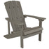 Charlestown Commercial All-Weather Poly Resin Wood Adirondack Chair