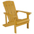 Charlestown Commercial All-Weather Poly Resin Wood Adirondack Chair