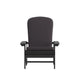 Slate Gray/Gray |#| Indoor/Outdoor Slate Gray Adirondack Chairs with Gray Cushions - Set of 2