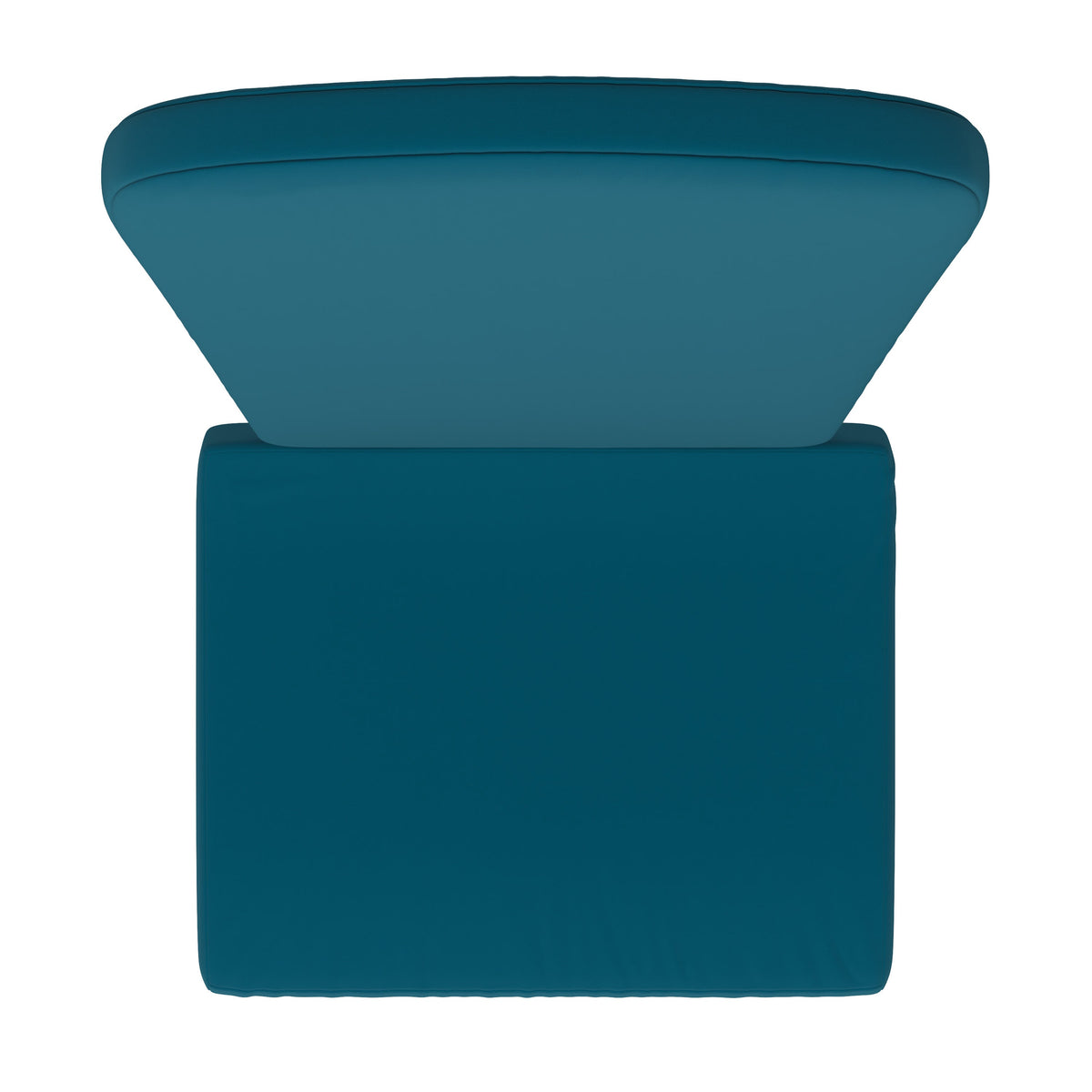 Teal |#| Set of 2 All-Weather High Back Adirondack Chair Cushions in Teal