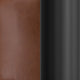 Cognac LeatherSoft/Black Frame |#| Commercial Wide Mid-Back Padded LeatherSoft Swivel Office Chair in Cognac/Black