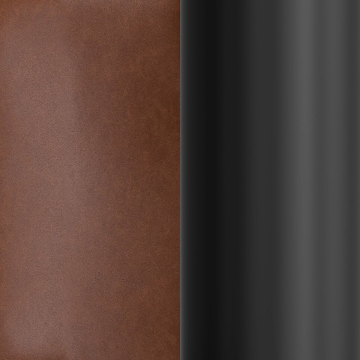 Cognac LeatherSoft/Black Frame |#| Commercial Wide Mid-Back Padded LeatherSoft Swivel Office Chair in Cognac/Black
