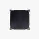 Black Resin Wood Seat/Black Frame |#| All-Weather Black Commercial Backless Bar Stools-Black Poly Seat-4 PK