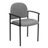 Comfort Stackable Steel Side Reception Chair with Arms