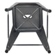 Silver Gray |#| 24inchH Backless Distressed Silver Gray Metal Indoor-Outdoor Counter Dining Stool