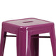 Purple |#| 30inch High Backless Purple Indoor-Outdoor Barstool - Patio Chair