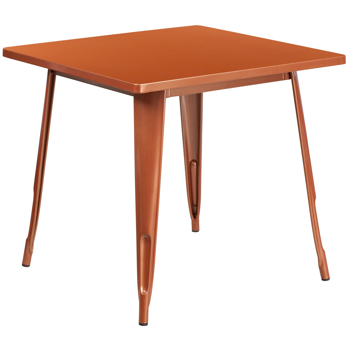 Copper |#| 31.5inch Square Copper Metal Indoor-Outdoor Table - Hospitality Furniture