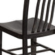 Black-Antique Gold |#| Black-Gold Metal Indoor-Outdoor Chair - Kitchen Chair - Restaurant Seating