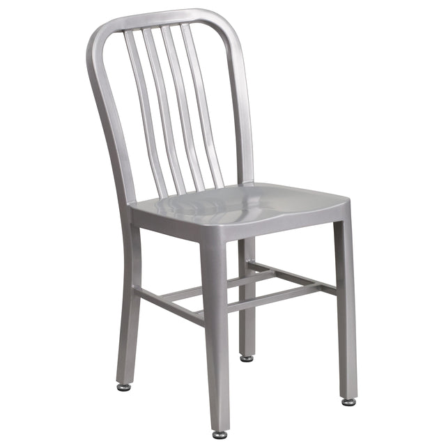 Commercial Grade Metal Indoor-Outdoor Chair - View 1
