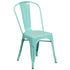 Commercial Grade Metal Indoor-Outdoor Stackable Chair