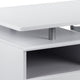 White |#| White Desk with Three Drawer Single Pedestal and Pull-Out Keyboard Tray