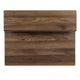 Rustic Walnut |#| Rustic Walnut Computer Desk with Top and Lower Storage Shelves