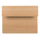 Maple |#| Maple Computer Desk with Top and Lower Storage Shelves