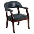 Conference Chair with Accent Nail Trim and Casters