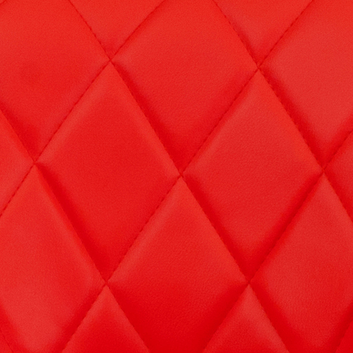 Red |#| Red Vinyl Bucket Seat Adjustable Height Barstool with Diamond Pattern Back