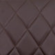 Brown |#| Brown Vinyl Bucket Seat Adjustable Height Barstool with Diamond Pattern Back