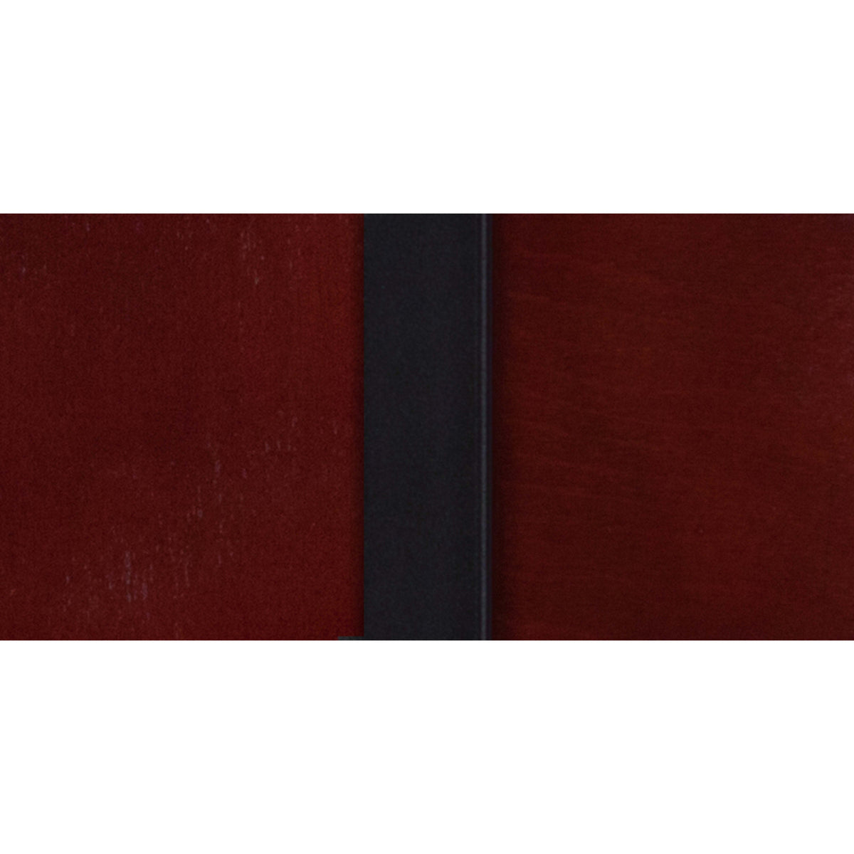 Mahogany Wood Back/Mahogany Wood Seat/Black Metal Frame |#| Black Slat Back Metal Restaurant Barstool - Mahogany Wood Back & Seat